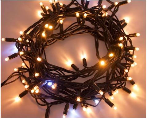 Noleggio ADDOBBI NATALIZI: FILARI LED LUCE CALDA CON FLASH LED FREDDI DA INTERNI ED ESTERNI - SPECIALE NATALE a Milano